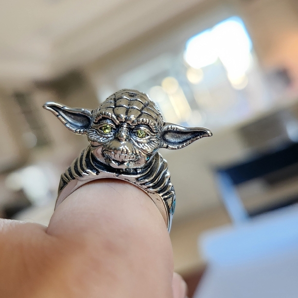 Yoda Stainless Steel Ring - Picture 1 of 5